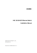 H3C S3100-52P Installation Manual preview