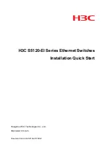 H3C S5120-EI Series Installation, Quick Start предпросмотр