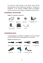 Предварительный просмотр 7 страницы H3C S5120-EI Series Installation, Quick Start