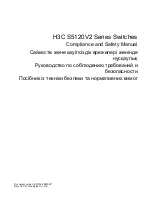 H3C S5120V2 Series Compliance And Safety Manual предпросмотр