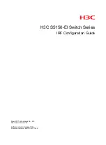 Preview for 1 page of H3C S5150-EI Series Configuration Manual