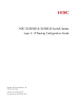 H3C S5500-EI series Configuration Manual preview