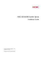 H3C S5560-EI series Installation Manual предпросмотр