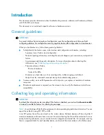 Preview for 5 page of H3C S5560-EI series Troubleshooting Manual