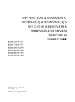 H3C S5560S-SI Installation Manual предпросмотр