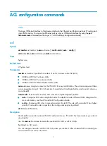 Предварительный просмотр 12 страницы H3C s5820x series Acl And Qos Command Reference