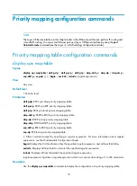 Предварительный просмотр 81 страницы H3C s5820x series Acl And Qos Command Reference