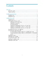 Preview for 5 page of H3C s5820x series Quick Start Manual