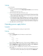 Preview for 11 page of H3C S5830 Series Troubleshooting Manual