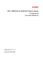 H3C S5830V2 series Command Reference Manual preview