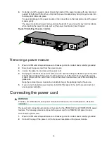 Предварительный просмотр 22 страницы H3C S6520XE-HI Series Installation Manual