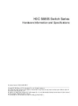 H3C S6805 Series Hardware Information preview