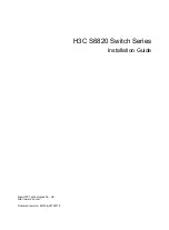 H3C S6820 Series Installation Manual предпросмотр