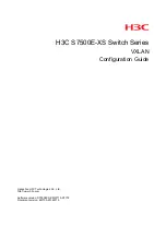 H3C S7500E-XS Series Configuration Manual предпросмотр