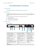 H3C S9500E Series Card Manual preview