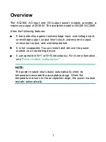 Preview for 5 page of H3C SecPath AC2500 User Manual