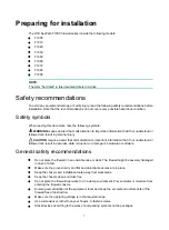 Preview for 8 page of H3C SecPath F10 0 Series Installation Manual