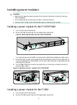 Preview for 22 page of H3C SecPath F10 0 Series Installation Manual