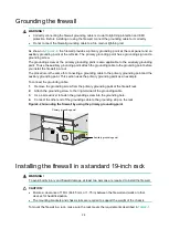 Preview for 18 page of H3C SecPath F5000-AI-20 Installation Manual