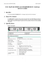 H3C SecPath M9000-AI NSQM5MBSHA1 Manual preview