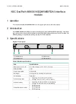 H3C SecPath M9000 NSQM1MBFEA0 Quick Start Manual preview