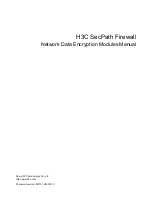 H3C SecPath NSQM1F1KGM0 Manual preview