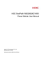 Preview for 1 page of H3C SecPath NSQM2AC1400 User Manual