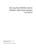 Preview for 1 page of H3C SecPath PSR300-12A2 User Manual