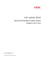 H3C SecPath T9000 IPS Series Installation, Quick Start preview