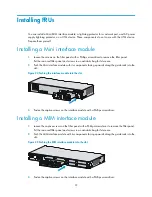 Preview for 31 page of H3C SecPath U200 Series Installation Manual