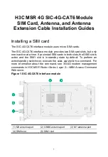 H3C SIC-4G-CAT6 Quick Start Manual preview