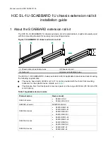 Preview for 1 page of H3C SL-1U-SCABBARD Installation Manual