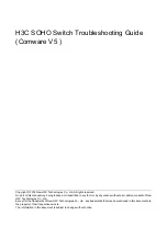 Предварительный просмотр 1 страницы H3C SOHO IE4100 Troubleshooting Manual