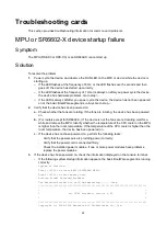 Preview for 25 page of H3C SR6600 Series Troubleshooting Manual