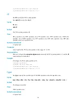 Preview for 70 page of H3C SR6600 SPE-FWM Command Reference Manual