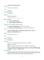 Preview for 85 page of H3C SR6600 SPE-FWM Command Reference Manual