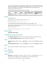 Preview for 244 page of H3C SR6600 SPE-FWM Command Reference Manual