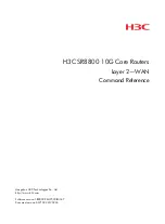 H3C SR8800 IM-FW-II Command Reference Manual preview