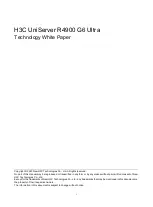 Preview for 1 page of H3C UniServer R4900 G6 Ultra Manual