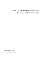 Preview for 1 page of H3C UniServer R6900 G3 Installation, Quick Start