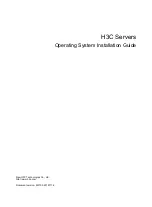 H3C UniServer R6900 G3 Operating System Installation Manual preview