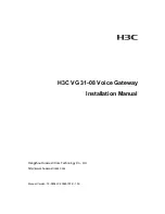 H3C VG 31-08 Installation Manual preview