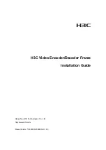 H3C VS0E1ECDC Installation Manual preview