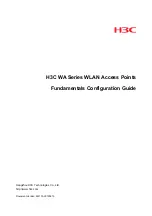 H3C WA Series Fundamentals Configuration Manual preview