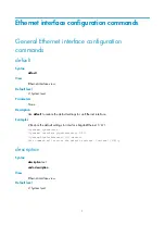 Preview for 9 page of H3C WA Series Layer 2 Command Reference