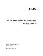 Preview for 1 page of H3C WA2610E-AGN Installation Manual