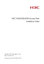 Preview for 1 page of H3C WA2620i-AGN Installation Manual