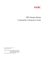 Preview for 1 page of H3C WA4300 Series Fundamentals Configuration Manual