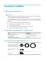 Preview for 9 page of H3C WA4320-ACN Installation Manual