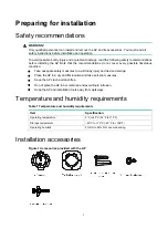 Preview for 2 page of H3C WA530 Installation Manual